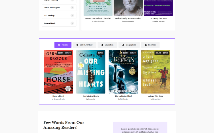 Book Shop Ecommerce – One-Click Launch