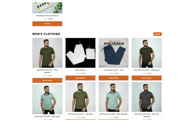 E Shop Bd Ecommerce Landing Page – One-Click Launch