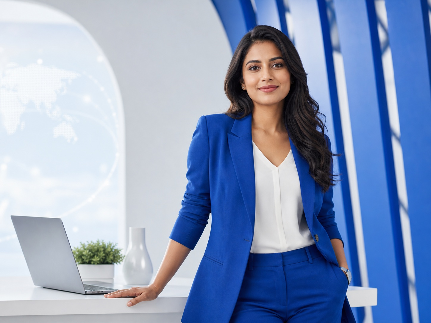Professional entrepreneur using DianaHost USA shared hosting for a global business